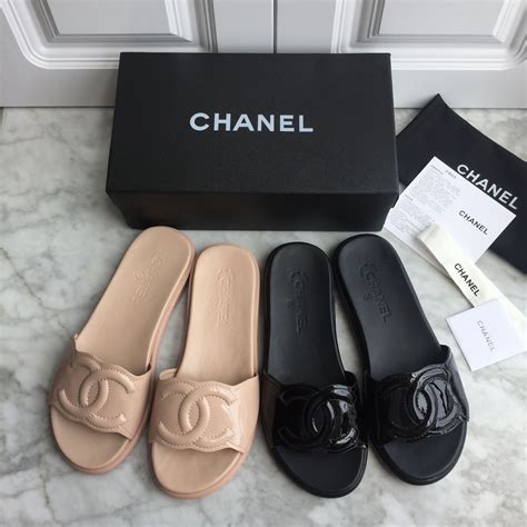 chanel nude sandals|Buy and Sell Chanel Slides & Sandals